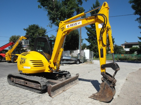 Minikoparka JCB 8080 8 ton 2007rok szybkozłącze klimatyzacja