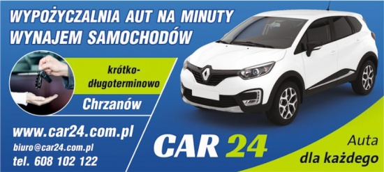 Wypożyczalnia samochodów od 49 zł/d  Chrzanów