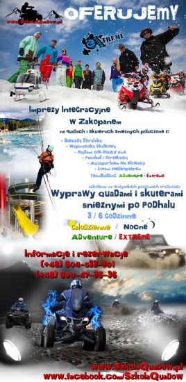 Imprezy Integracyjne na Quadach w Zakopanem