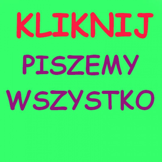 Pisanie i poprawianie wszelkich prac