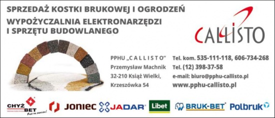 Sprzedaż kostki brukowej i ogrodzeń www.pphu-callisto.pl