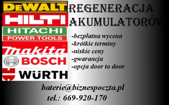Wkrętarka , akku , regeneracja baterii