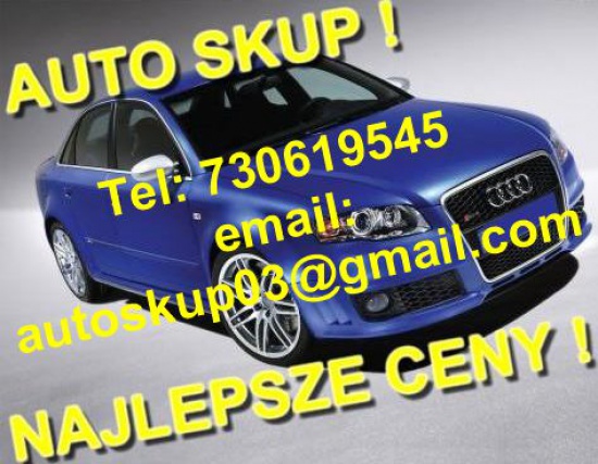 Skup aut po wypadku rozbite uszkodzone Małopolska 730619545