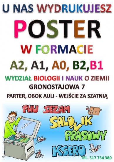 wielki format wydruki kraków ruczaj III KAMPUS UJ postery