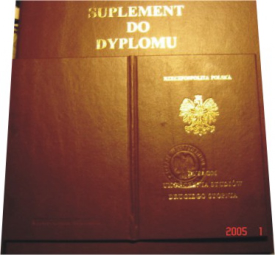 Dyplomy uczelni polskich i zagranicznych