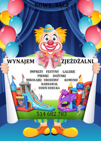 WYNAJEM DMUCHANYCH ZAMKÓW ,ZJEŻDŻALNI DLA DZIECI